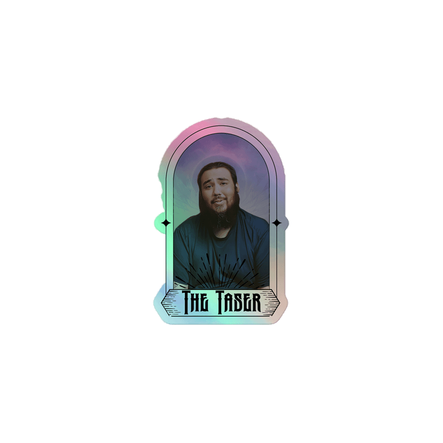 The Taser Kiss-Cut Holographic Sticker Sheet product image (1)