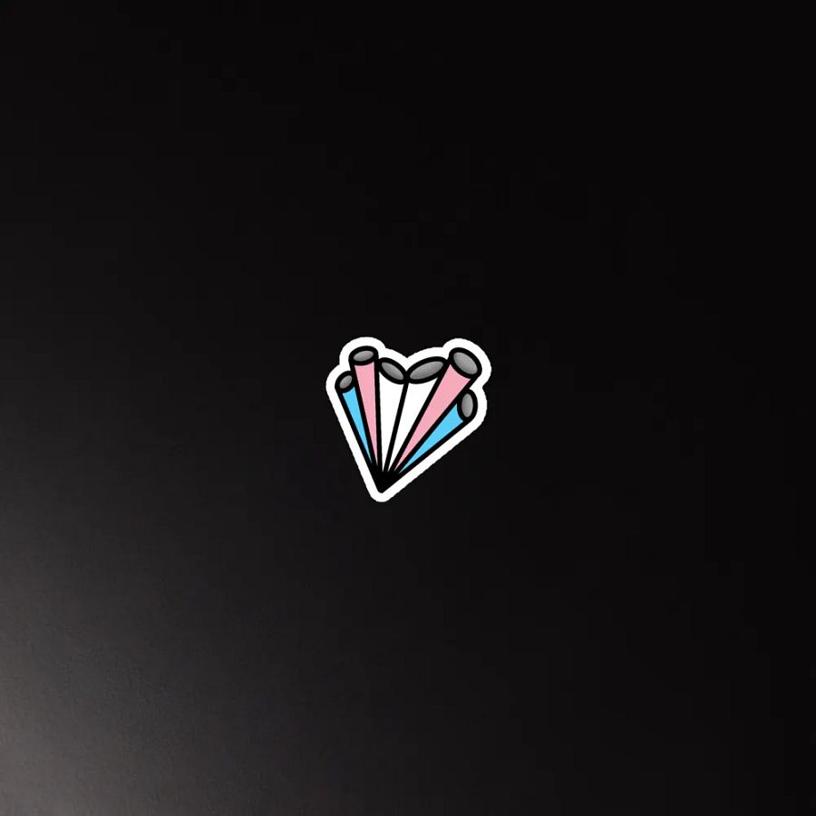 Trans heart magnet product image (5)