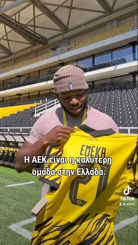 AEK F.C. Welcomes EMEKA 🟡⚫️
#aekfc #opaparena #emekareacts