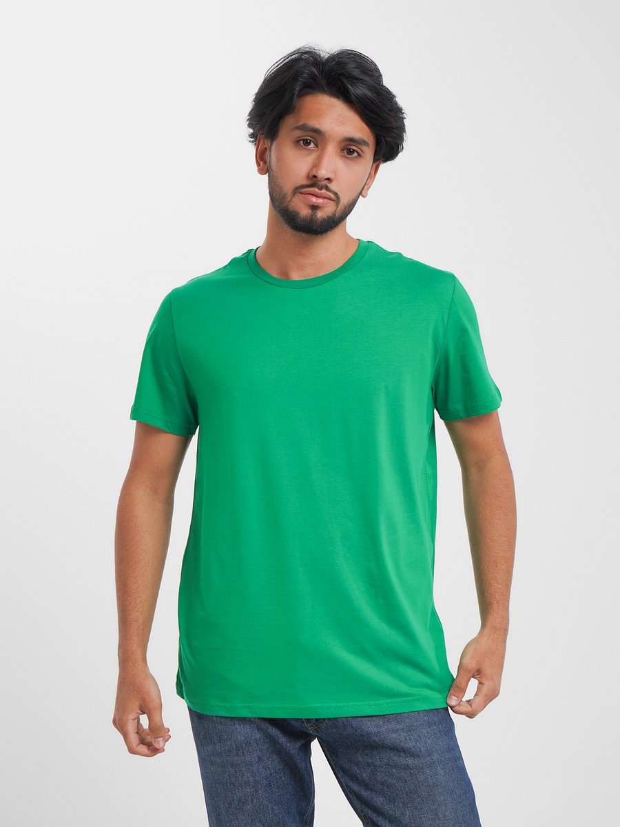 Premium Unisex IRISH GREEN Heavy Cotton Tee - Personalized Text & Logo Design product image (4)