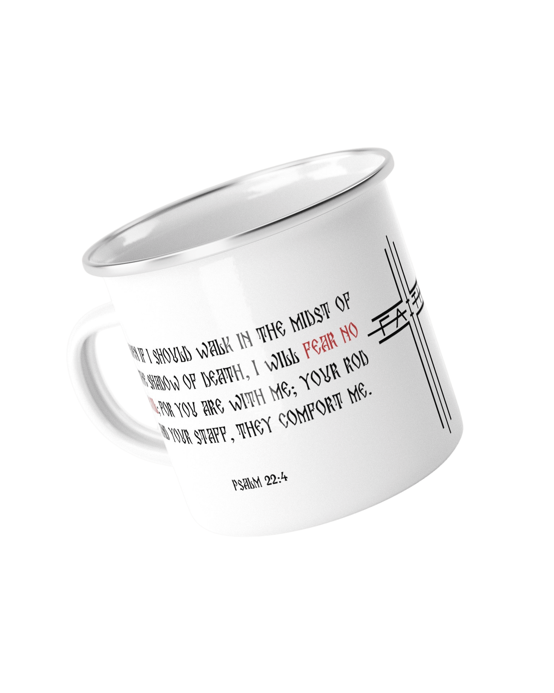 Divine Cross Enamel Mug product image (1)