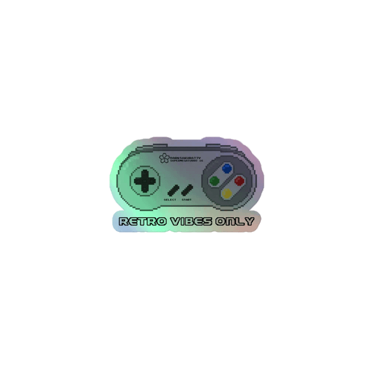 Retro Vibes Holo Sticker product image (1)
