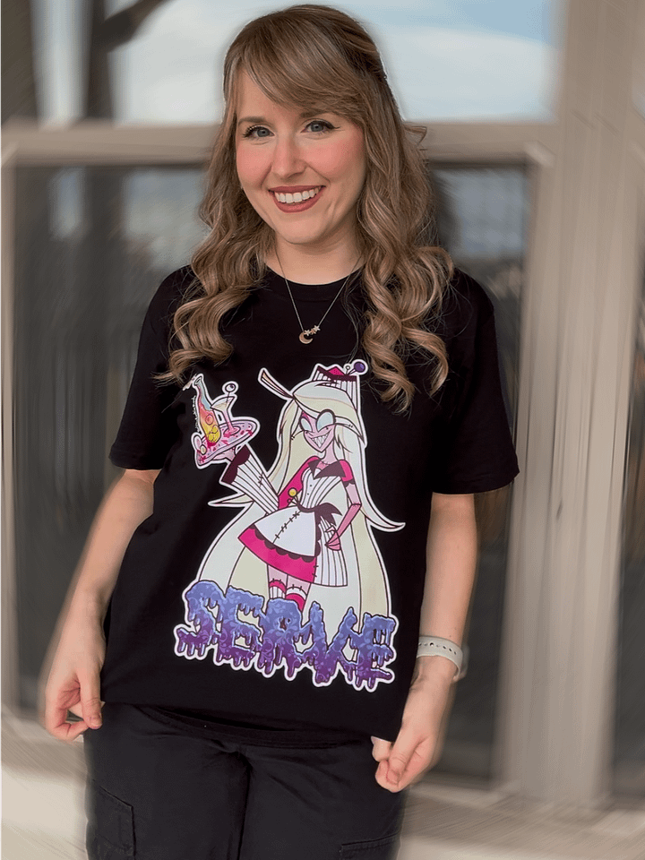 “Serve” Demon Weeby Cotton T-Shirt product image (1)