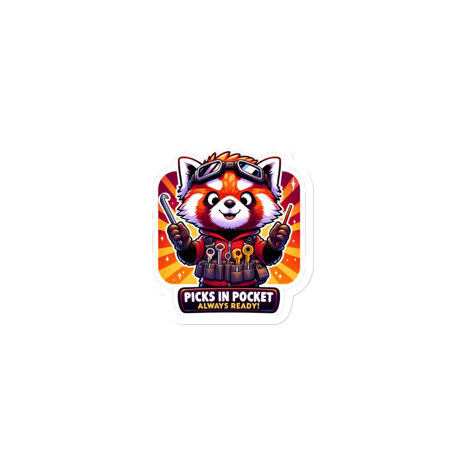 Cipher Panda Die Cut Magnet product image (1)