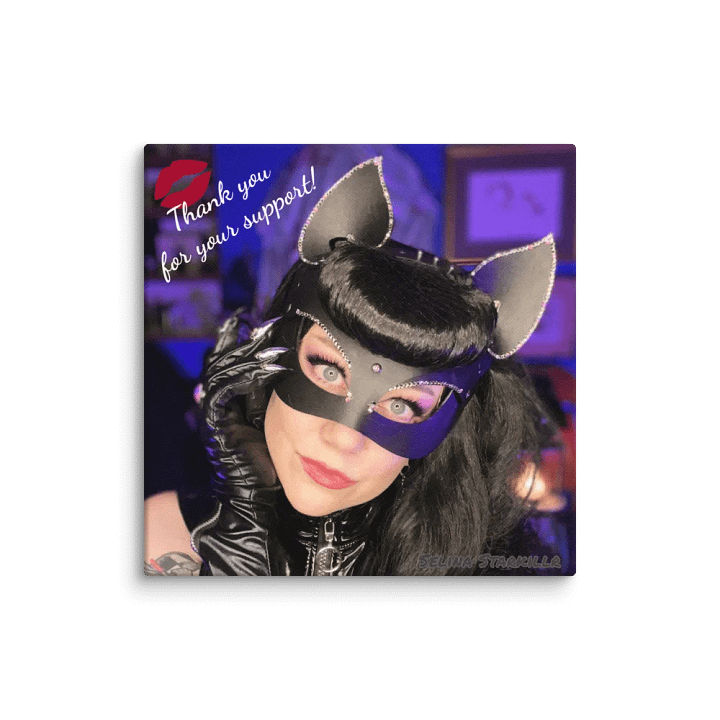 8x8 Catwoman Selina Canvas w/ Thank You message product image (1)