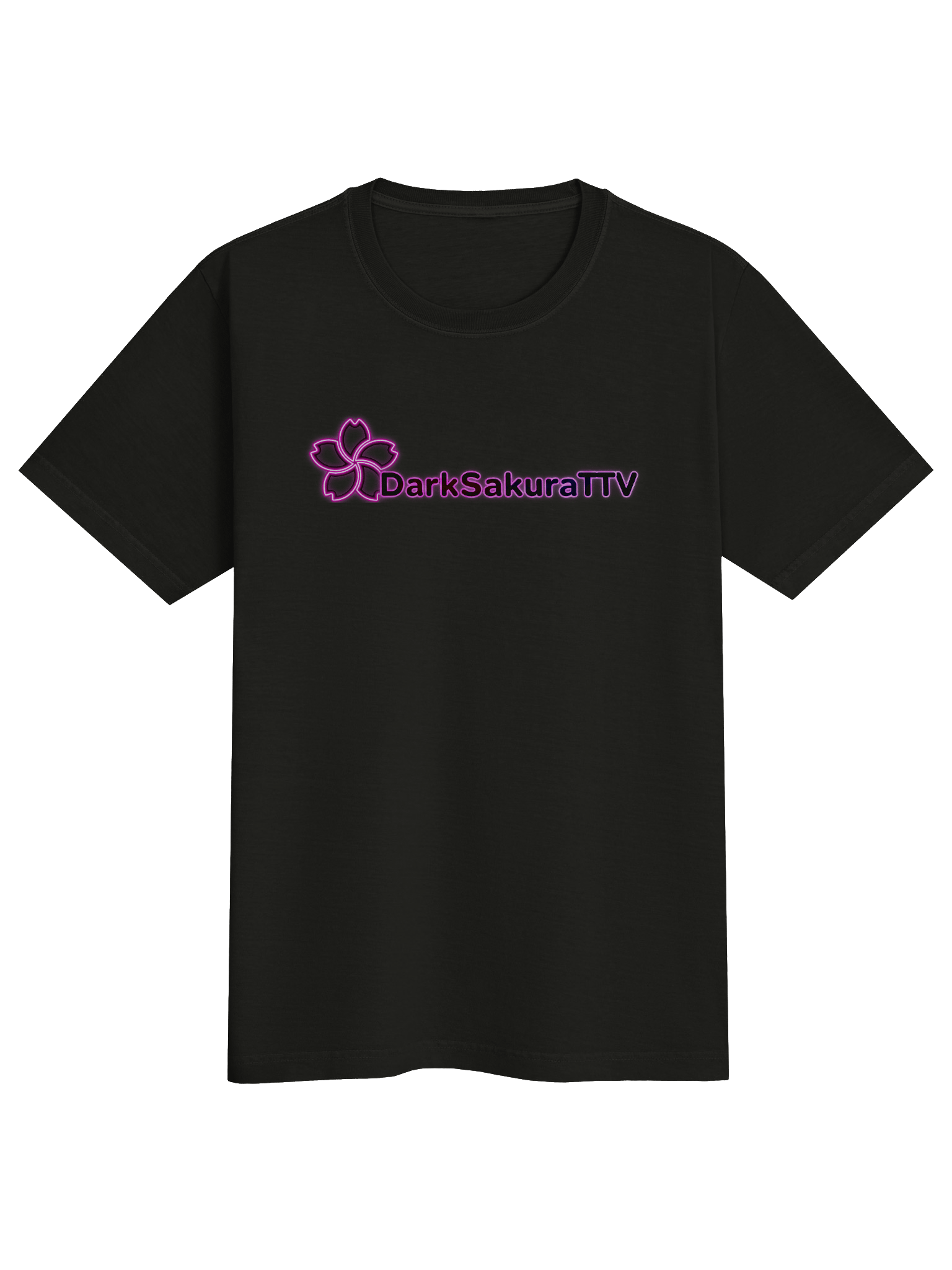 DarkSakuraTTV Neon Logo Unisex Oversized Garment-Dyed T-Shirt product image (3)