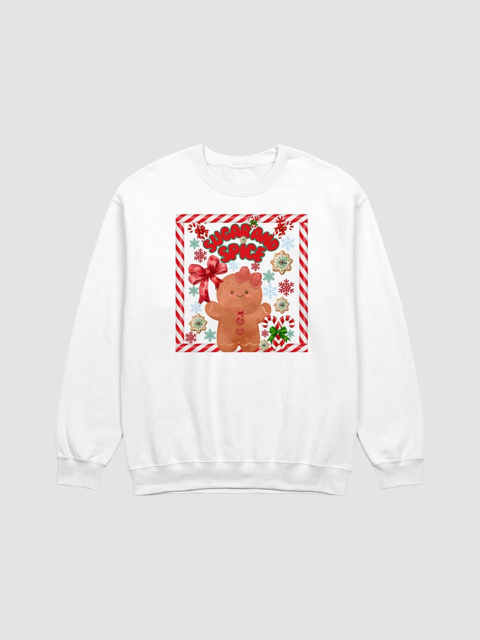 Sugar and Spice Gingerbread Sweatshirt (Red) product image (3)