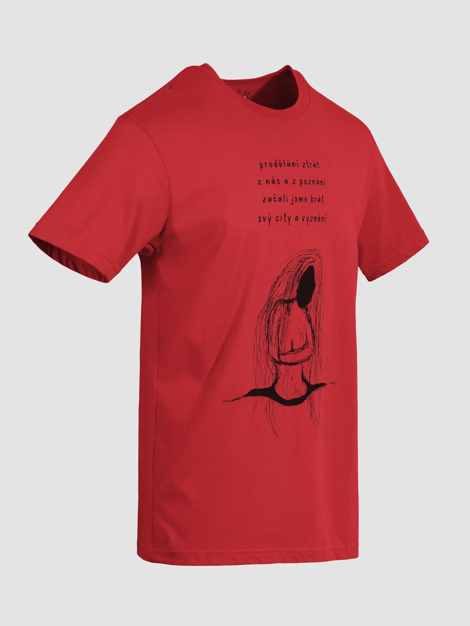Prodělání ztrát Red T-shirt product image (3)