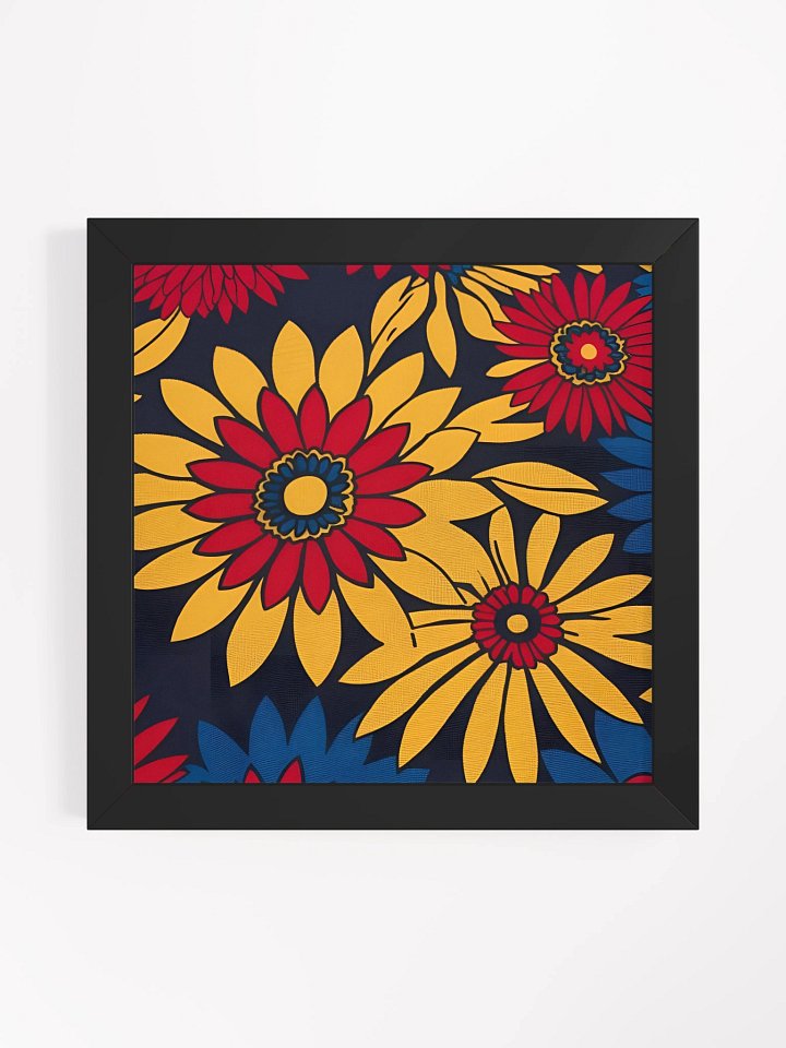 Vibrant Floral Symphony Framed Poster product image (2)
