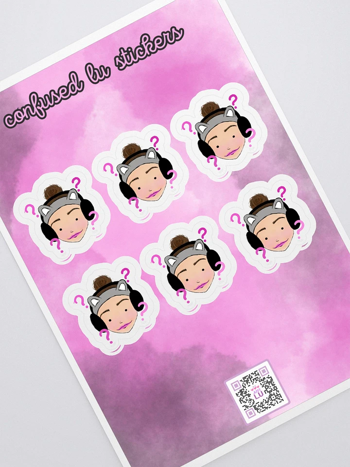 CONFUSED LU Sticker Sheet product image (1)