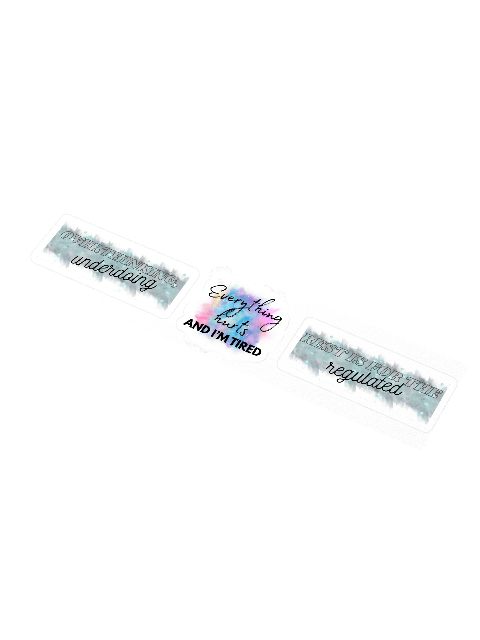 3 pack of Kiss Cut Stickers product image (1)