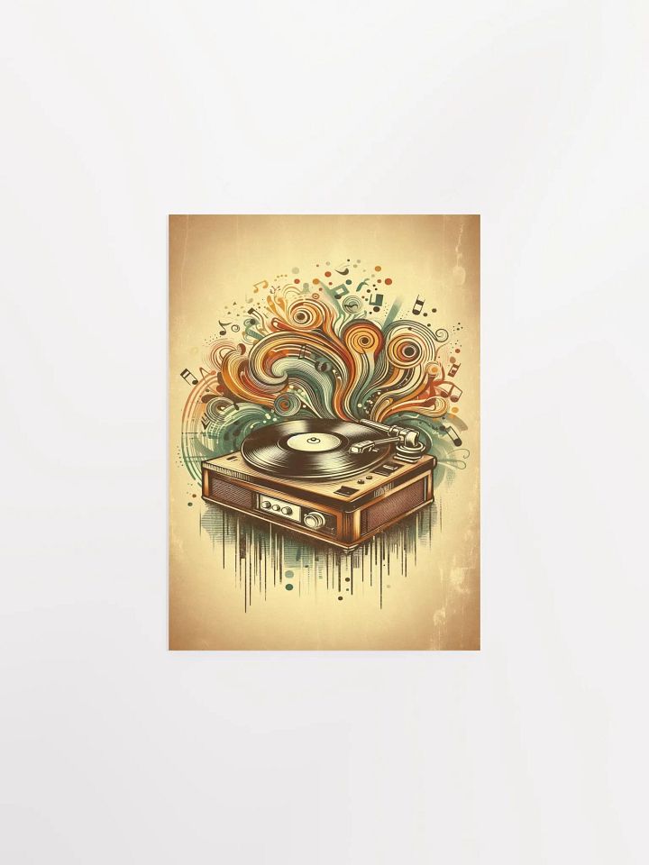 Swirling Melodies Enhanced Matte Poster product image (1)