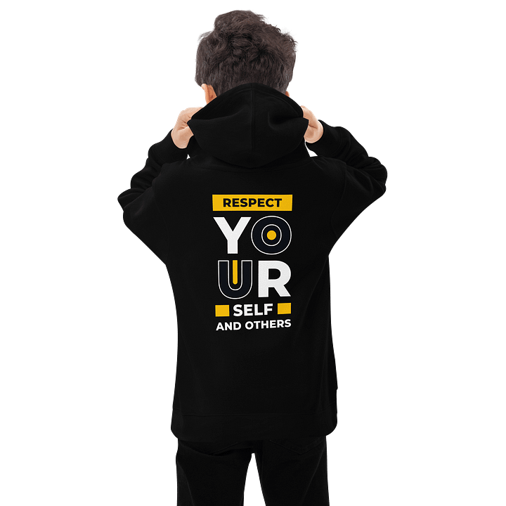 Respect Yourself and Others Youth Pullover Hoodie | Empowerment Kids Sweatshirt | Cotton-Blend Fleece for Boys and Girls product image (7)