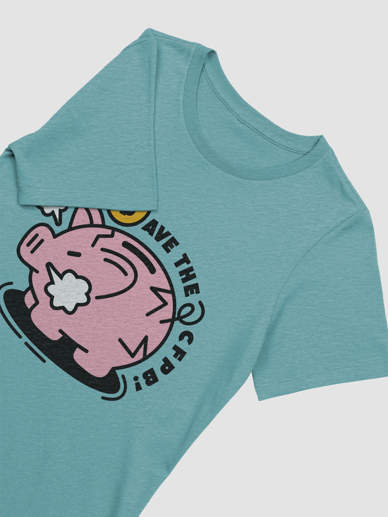 Save CFPB Piggy Bank Women's Cut T-Shirt product image (25)