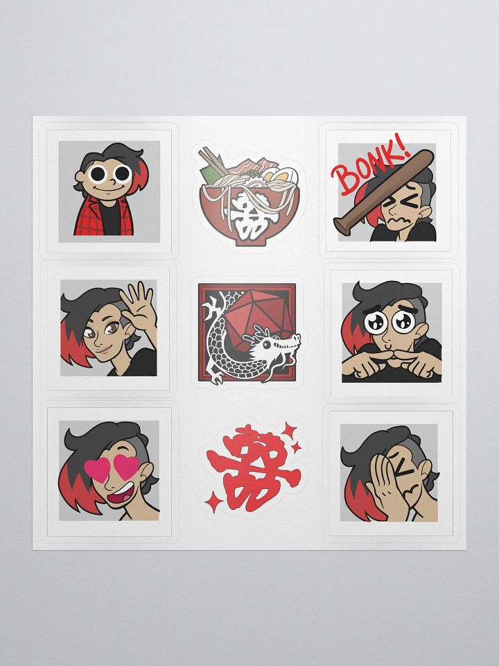 NanoKim Emote Sticker Set product image (1)