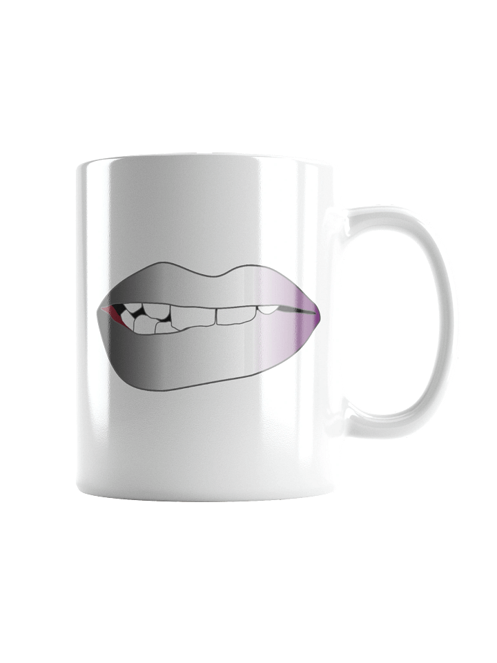 Asexual Pride Gradient Biting Lips Mug product image (1)