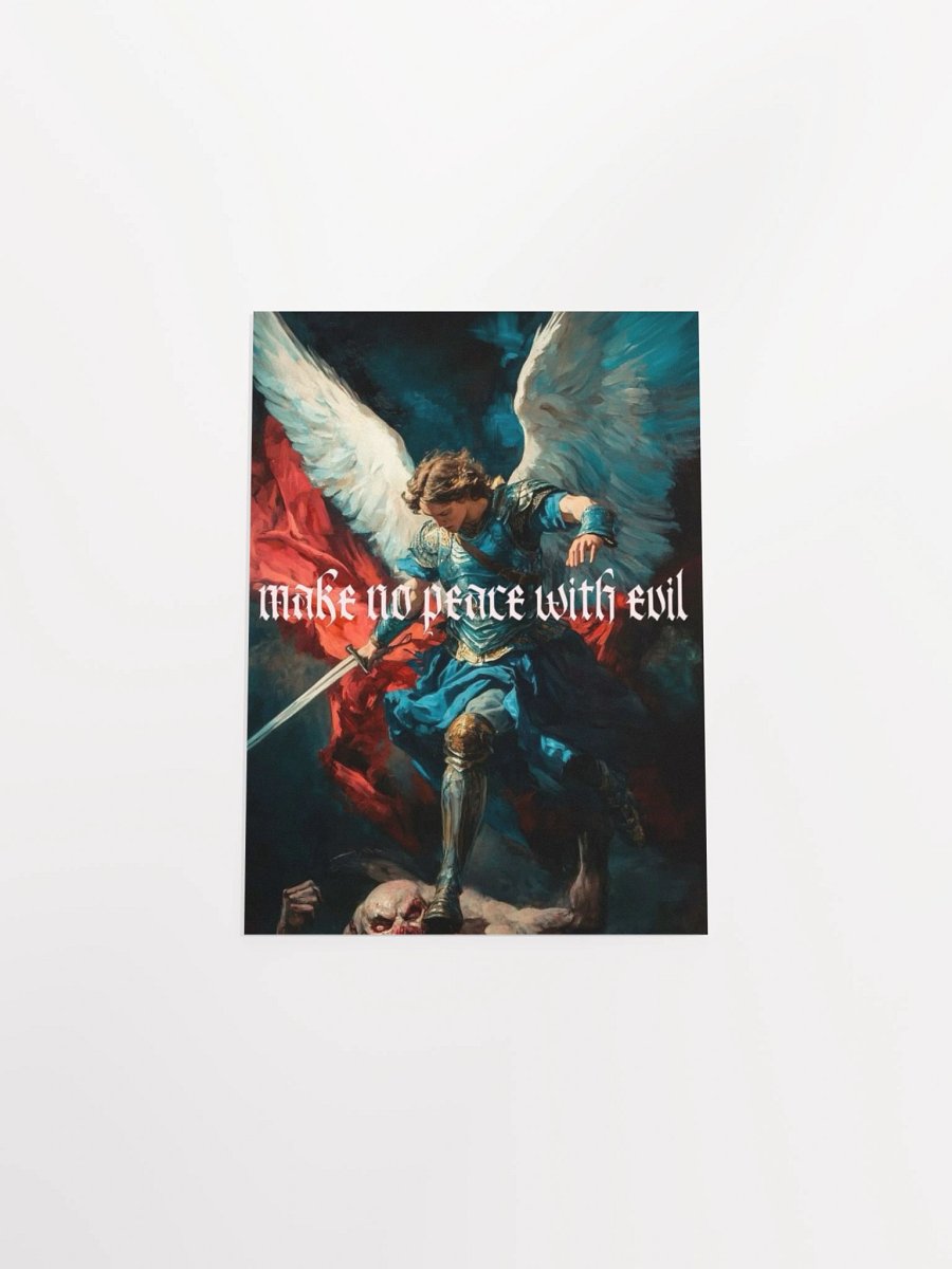 Make No Peace With Evil Saint Michael Poster product image (11)