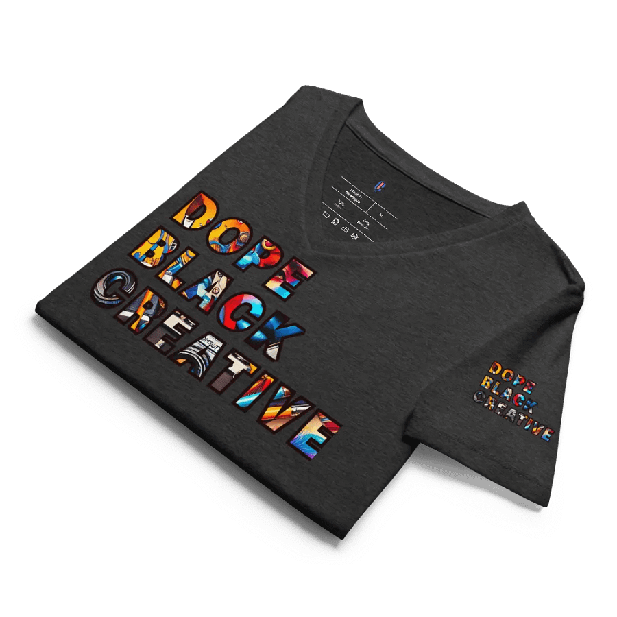 DOPE Black Creative Women's V-Neck Tee product image (8)
