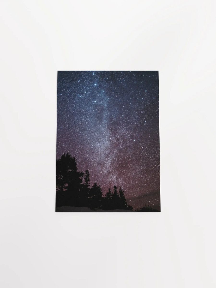 “Celestial Silence” – Winter Night Sky Art Print product image (4)