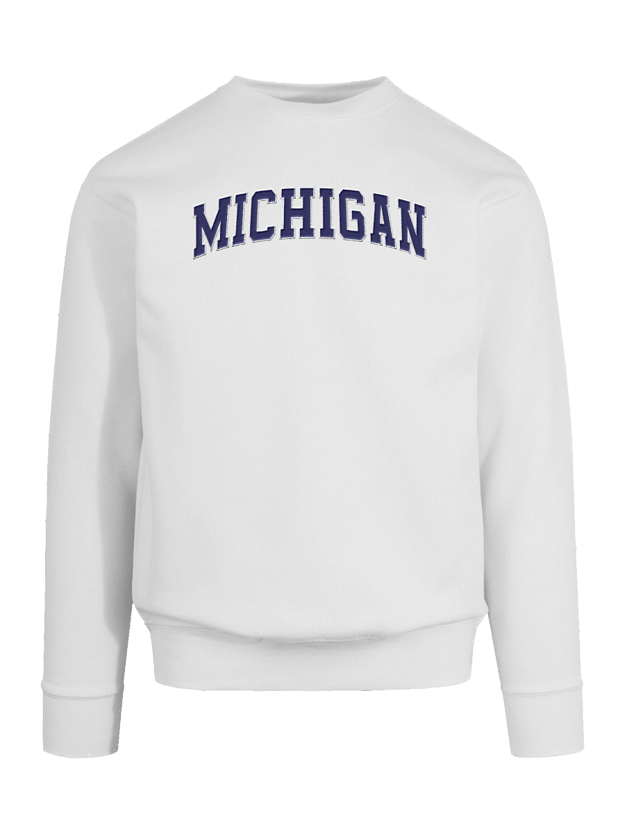 Michigan Vintage Stylish Embroidery Premium Sweatshirt product image (94)