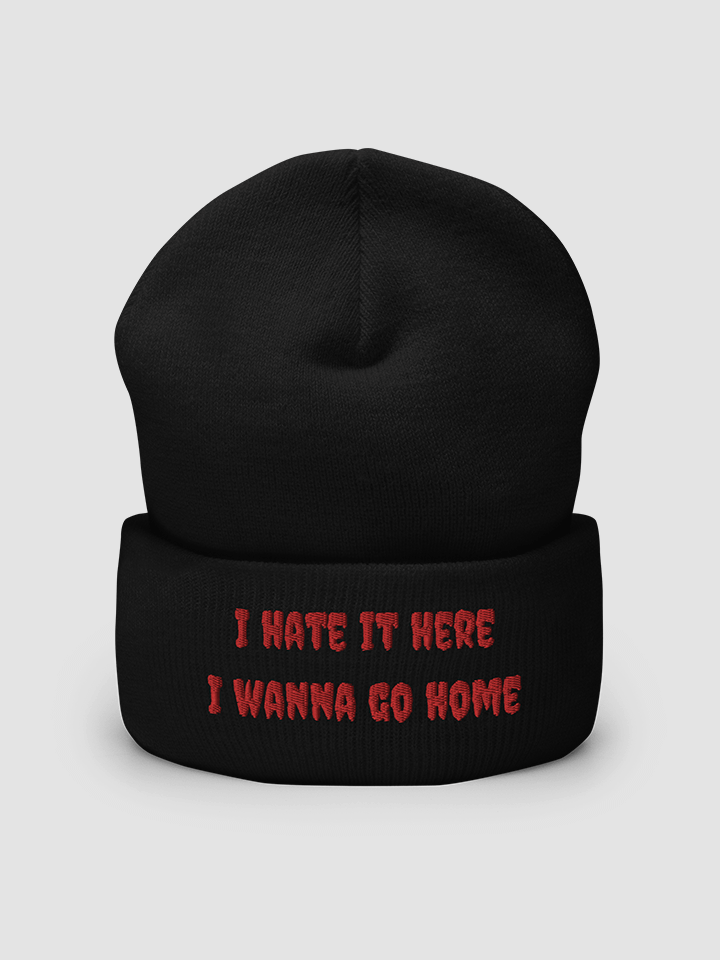 I Hate It Here Cuffed Beanie product image (1)