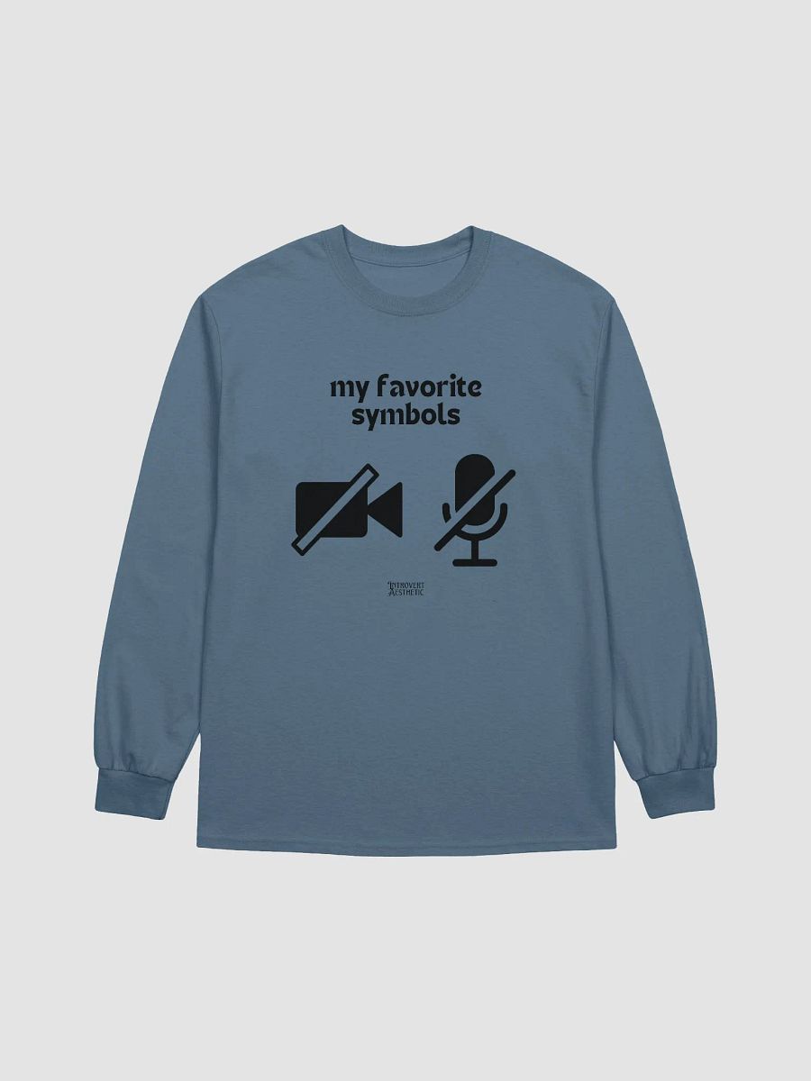 Introvert Symbols Long Sleeve Tee product image (1)