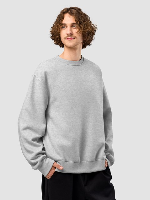 Photo showing Bella+Canvas Unisex Oversized Heavyweight Sweatshirt