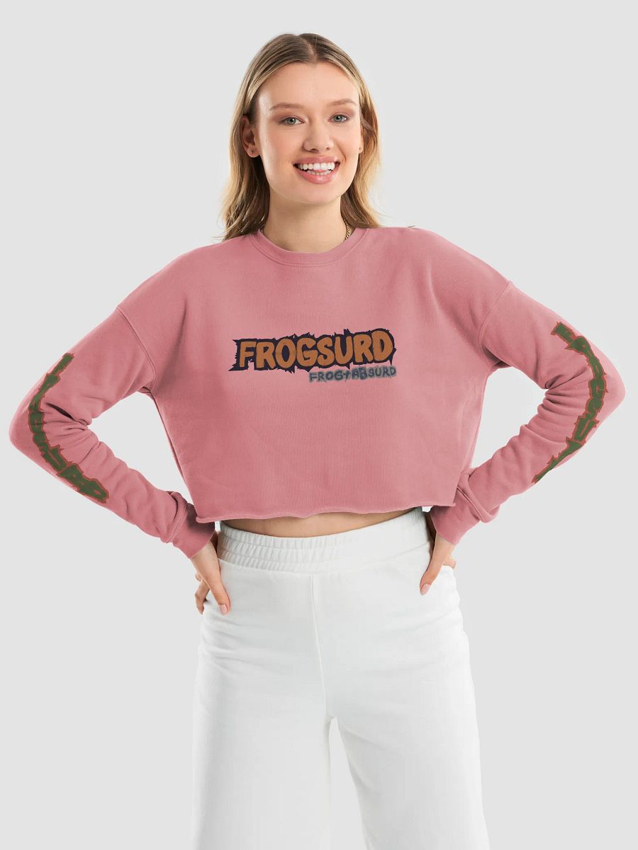 THE FROGSURD Bella+Canvas Women's Fleece Crop Sweatshirt product image (26)