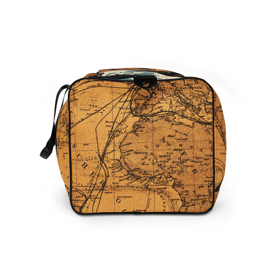 Vintage Americas Map All-Over Duffle Bag product image (9)