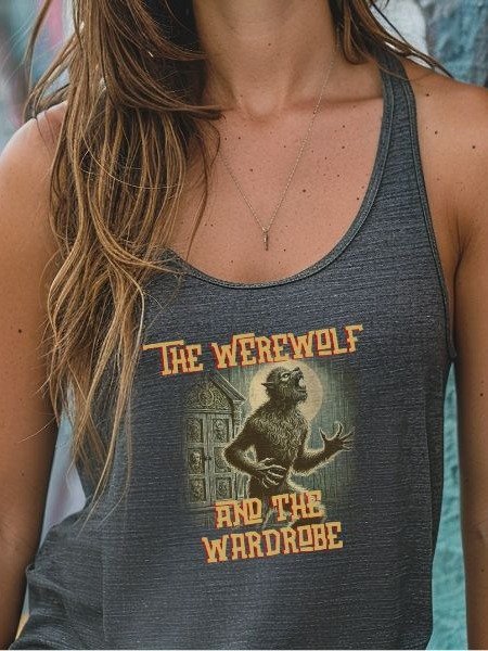 Werewolf Vintage Pulp Horror Fiction Style Tank Top product image (3)