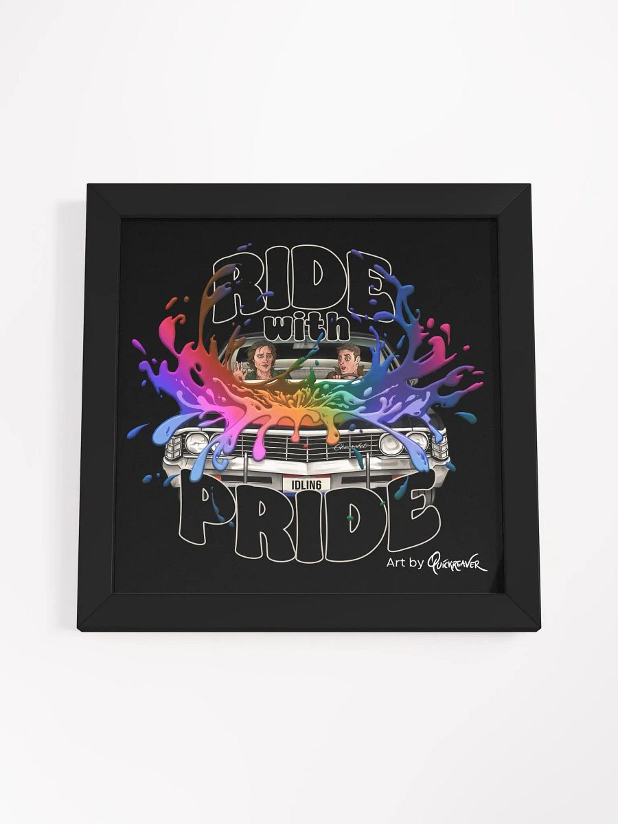 Ride with Pride Poster - Framed product image (4)