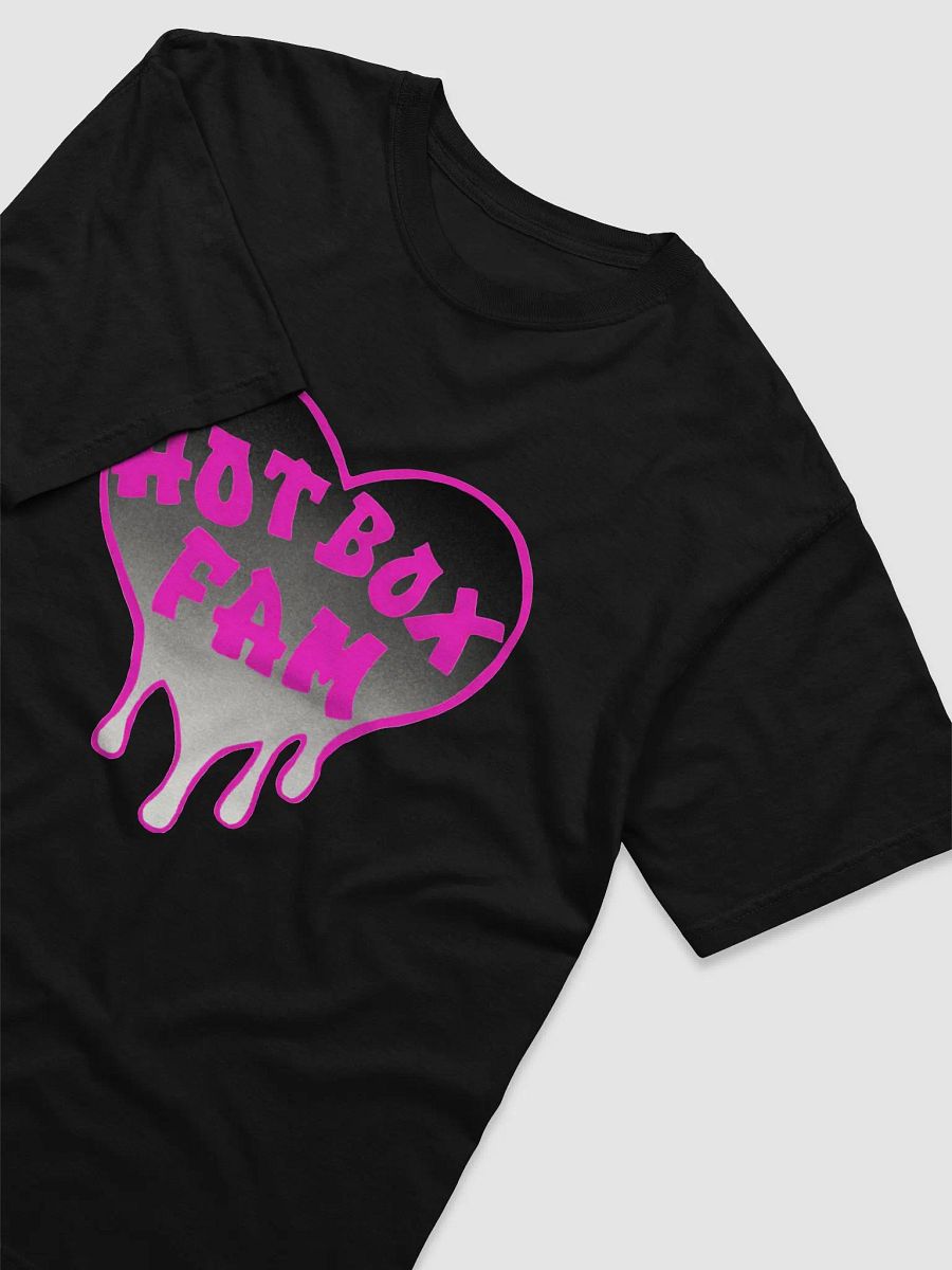 HOT BOX FAM PINK & BLACK OMBRE LOGO TEE product image (27)