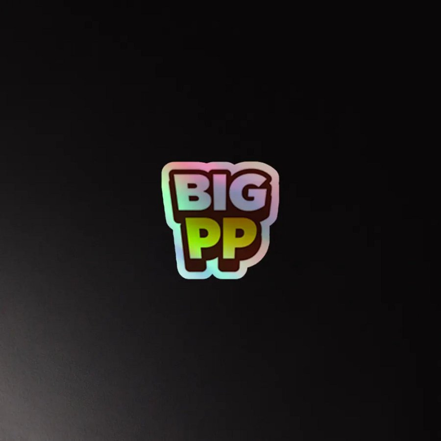 BIG PP Holographic Sticker product image (2)