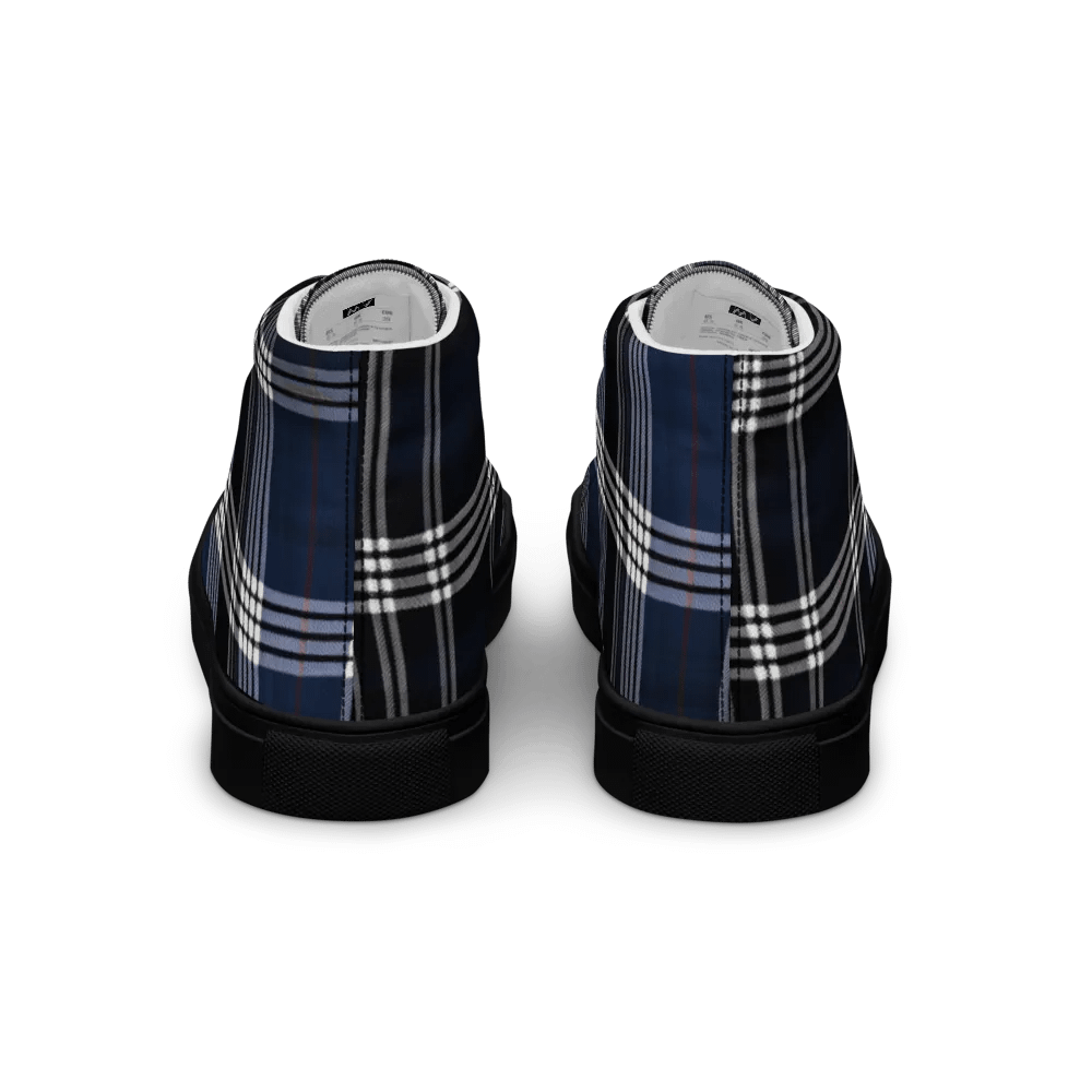 Blue Tartan Shoes - Men's High Tops product image (2)
