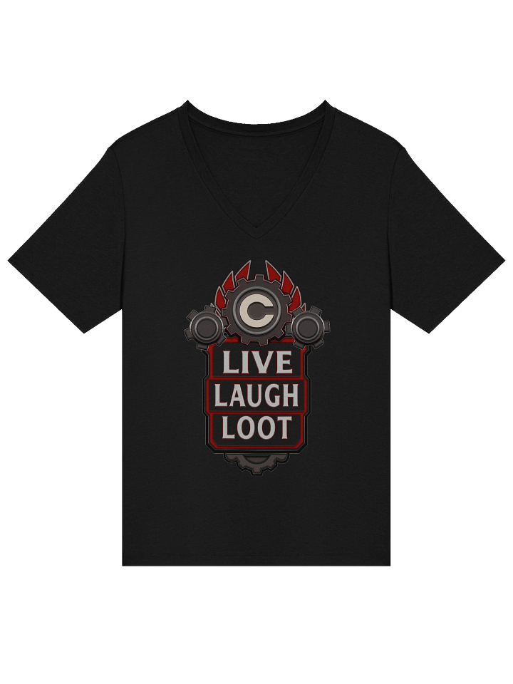 Ladies Live Laugh Loot V-Neck Shirt product image (1)