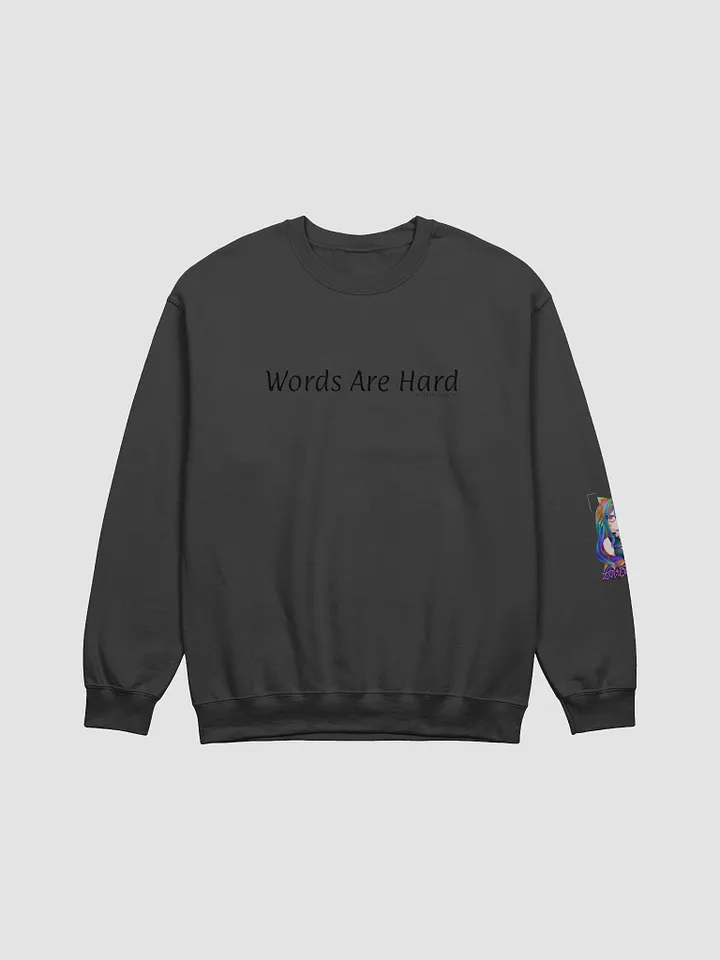 Crew Neck Words are Hard Hoodie product image (6)