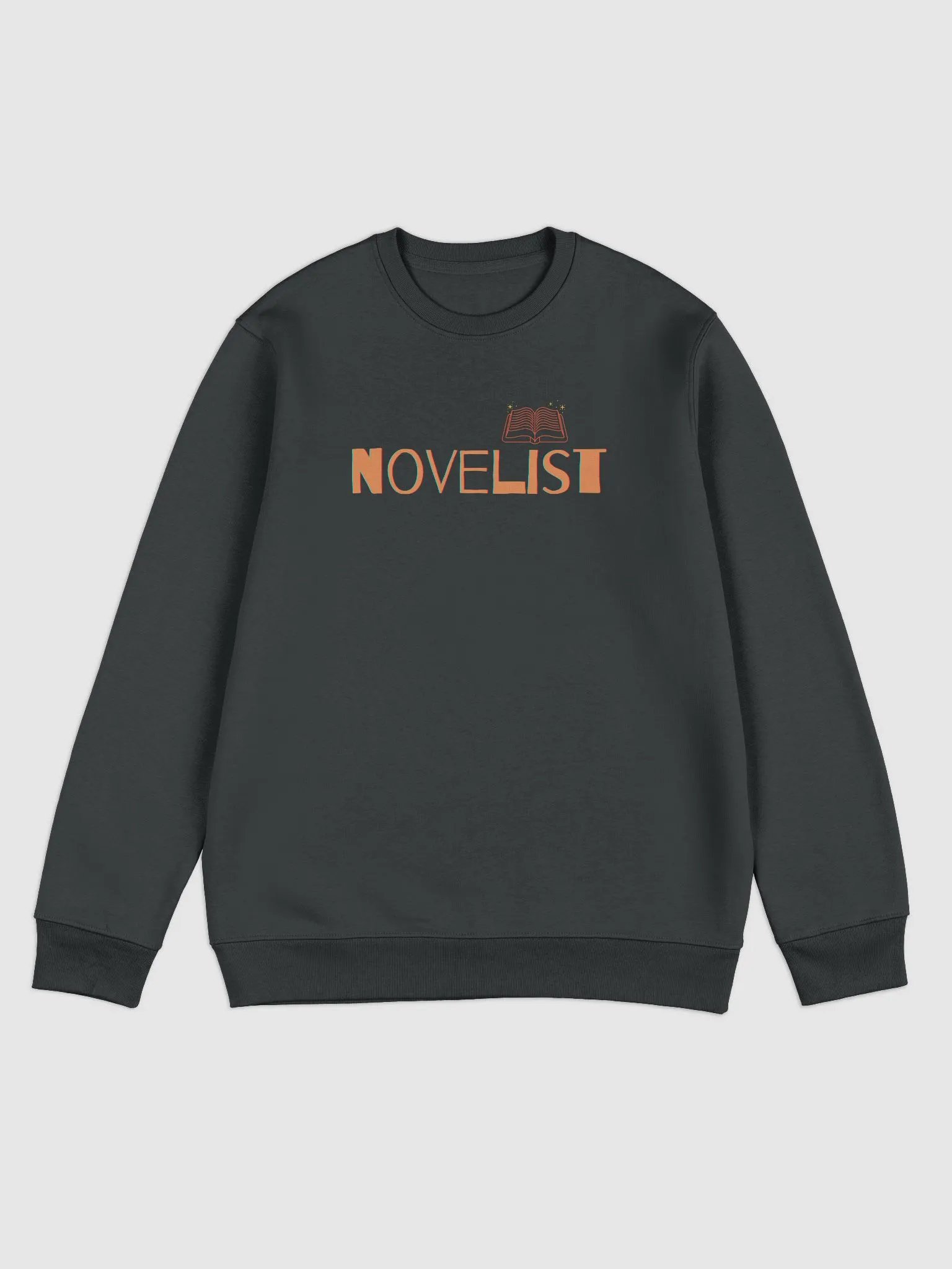 Novelist 0range Text Sweatshirt product image (3)