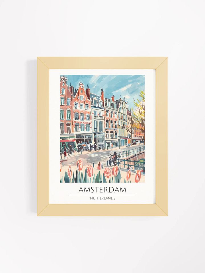 Amsterdam Netherlands Framed Travel Poster product image (1)