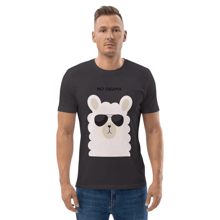 Llama Coolness Organic Tee product image (136)