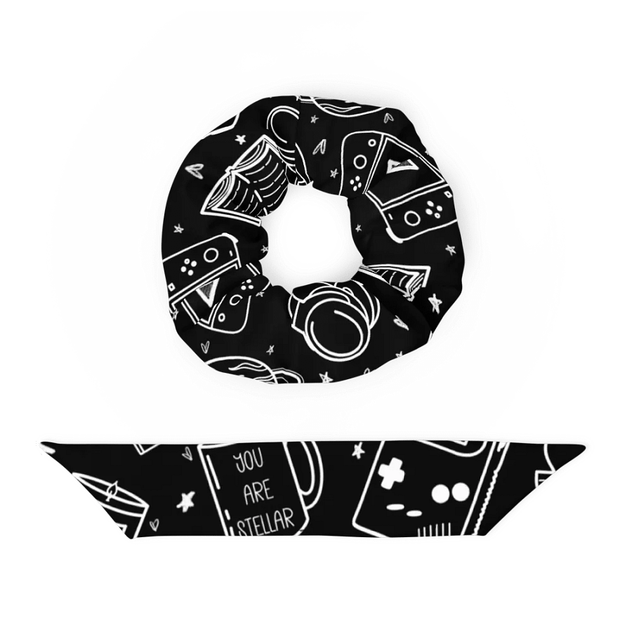 Dark Doodle Scrunchie product image (4)