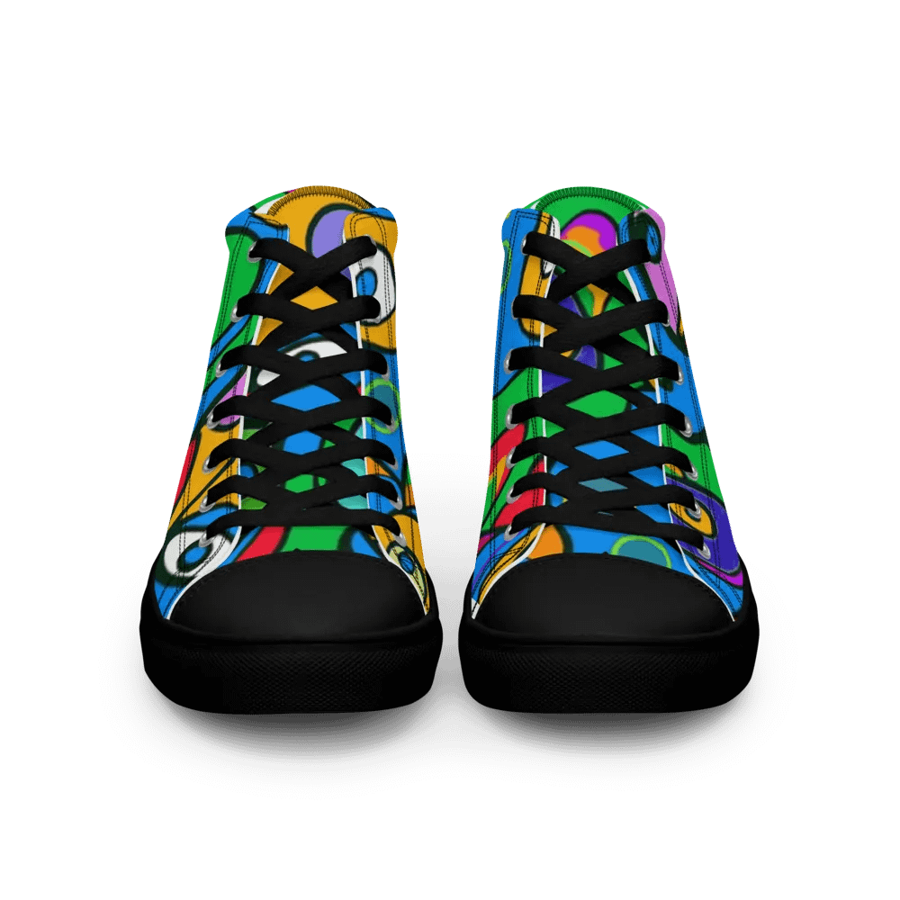 Fishtopia High Top Canvas Shoes product image (8)
