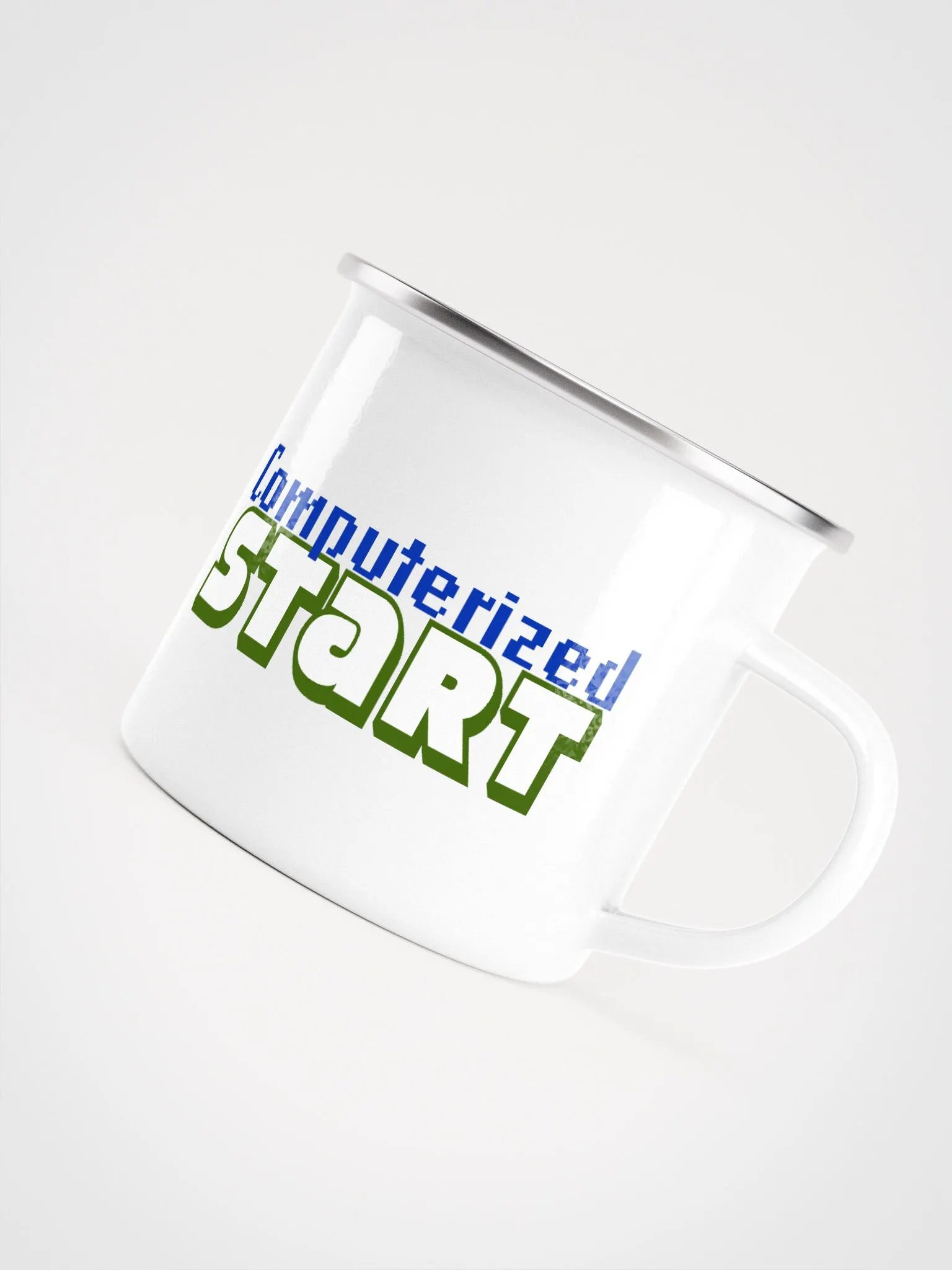 Computerized Start™ Enamel Mug product image (5)