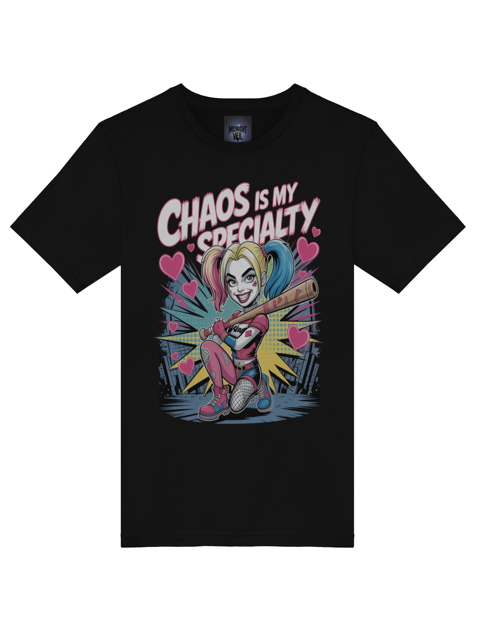 Chaotic Charisma: Harley Quinn Chaos is My Speciality T-Shirt product image (7)