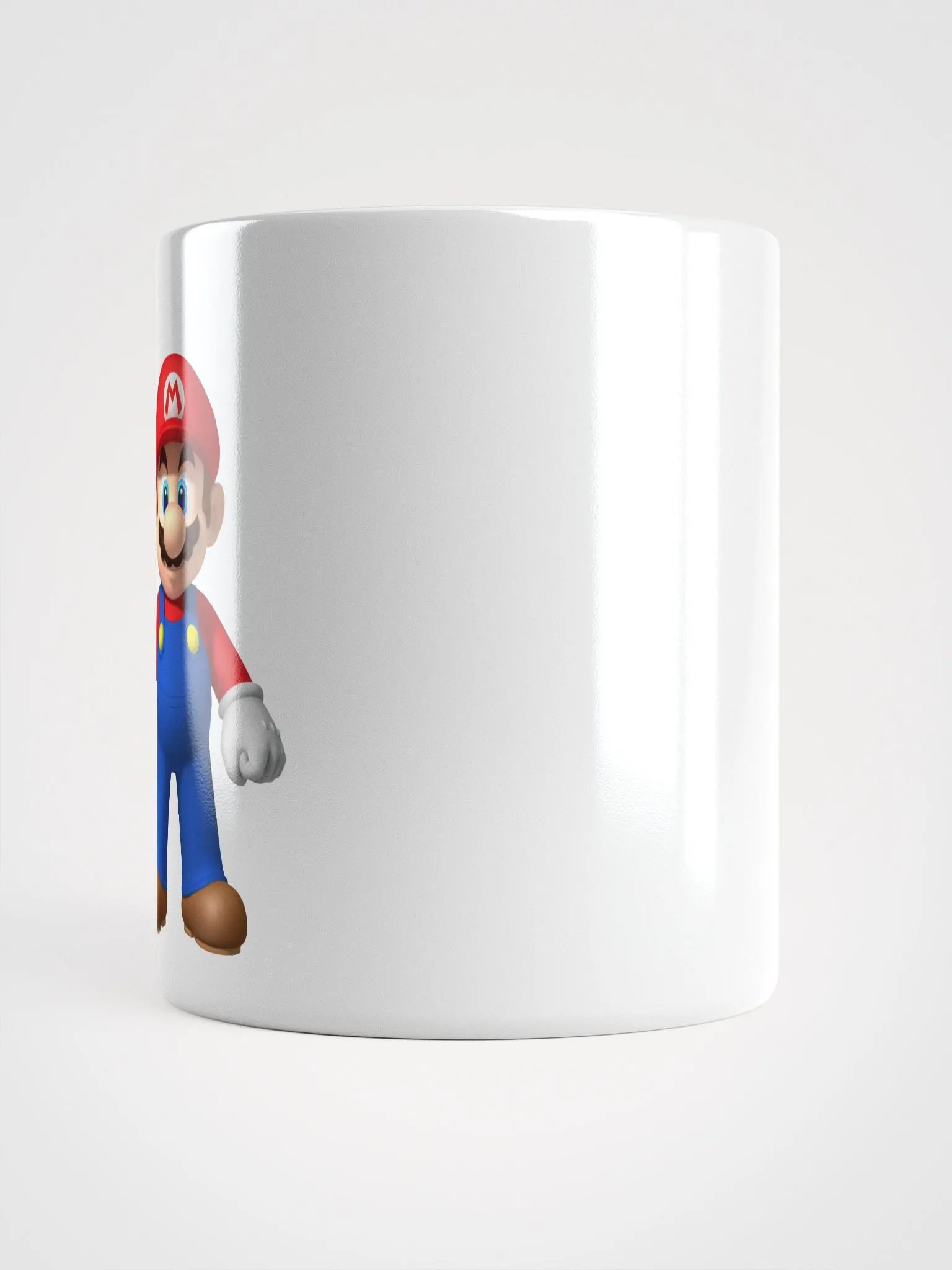 White Glossy Mug Mario product image (1)