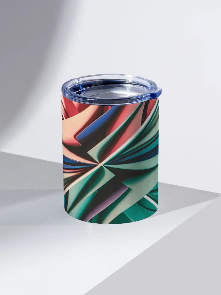 Graphic Grove Abstract 10oz Stainless Steel Tumbler with Lid product image (2)