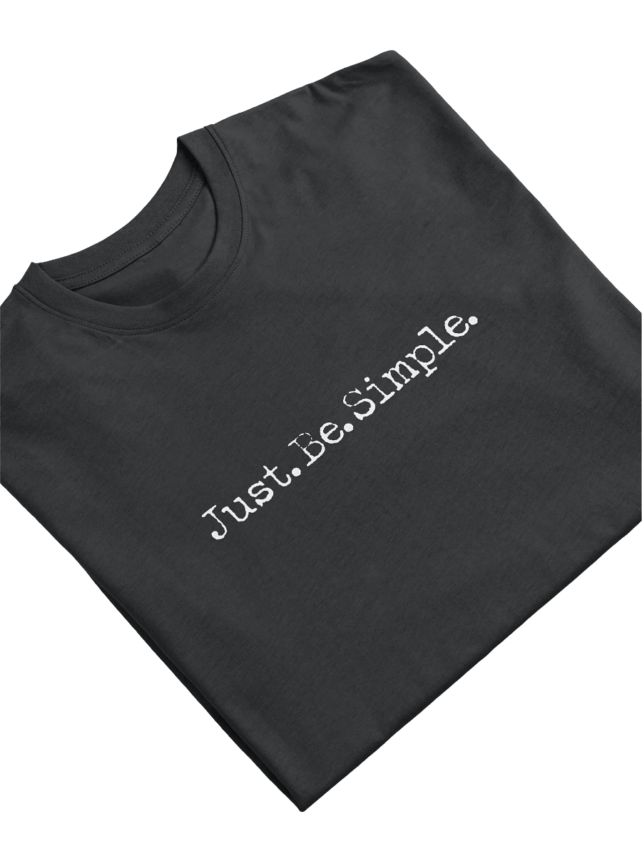 Just Be Simple Black Heavy Tee product image (5)
