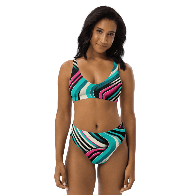 Retro Wave Swirl Bikini product image (1)