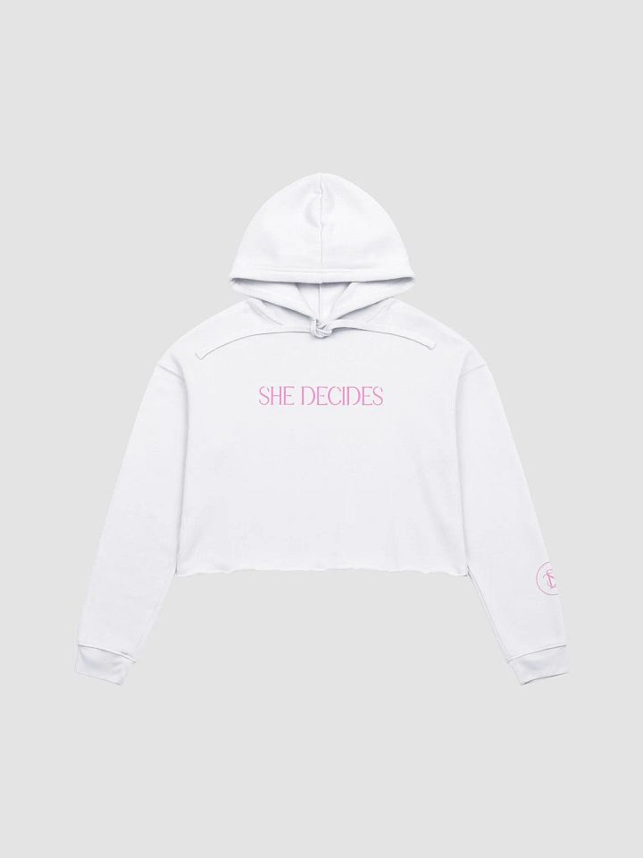 SHE DECIDES Cute Cropped Hoodie product image (1)