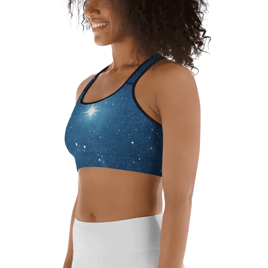 Starry Night Sky Customizable Sports Bra product image (5)