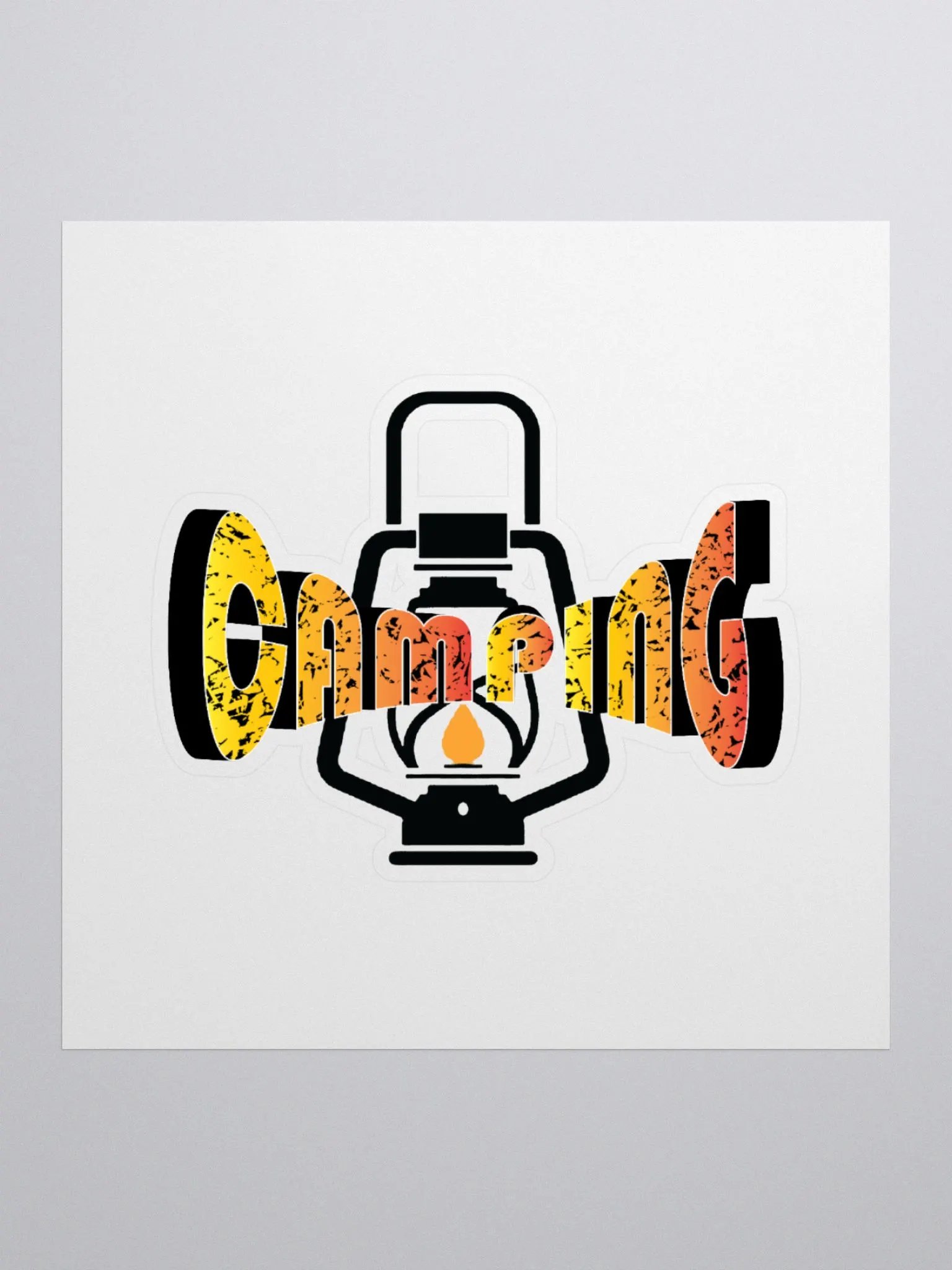 Camping Curved Text product image (2)